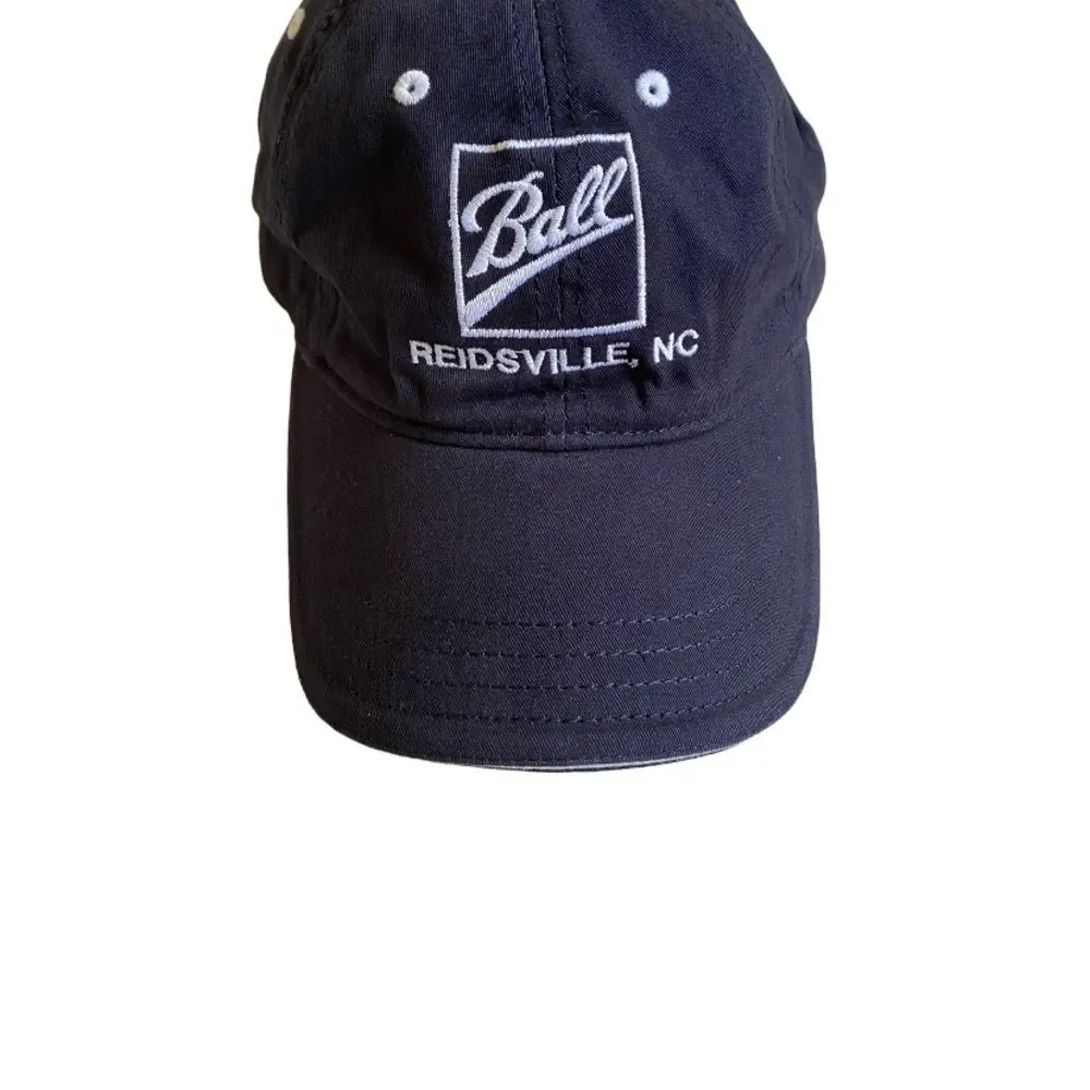 OTTO Ball Reidsville, NC Baseball Hat Cap Navy Blue Adjustable One Size Adult